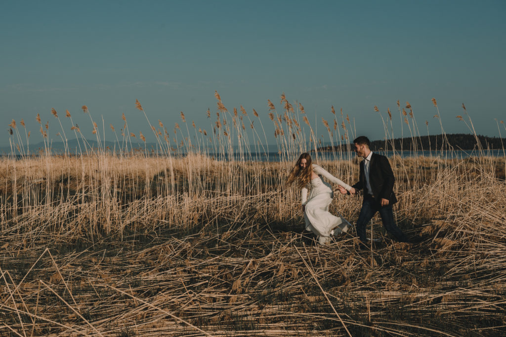 Mariage intime en nature au Québec dans le Kamouraska